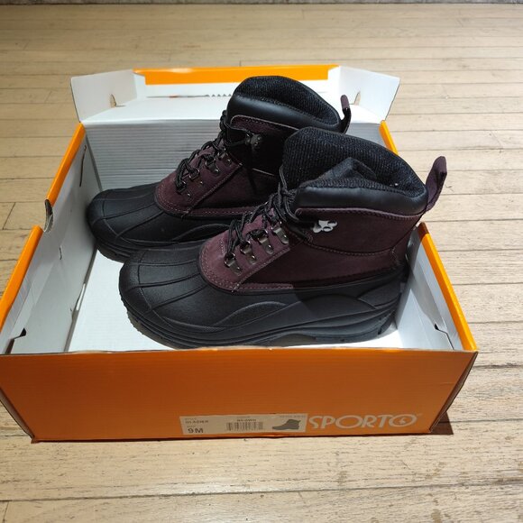 NWT Sporto Glacier Snow Boots M9M - Picture 2 of 3